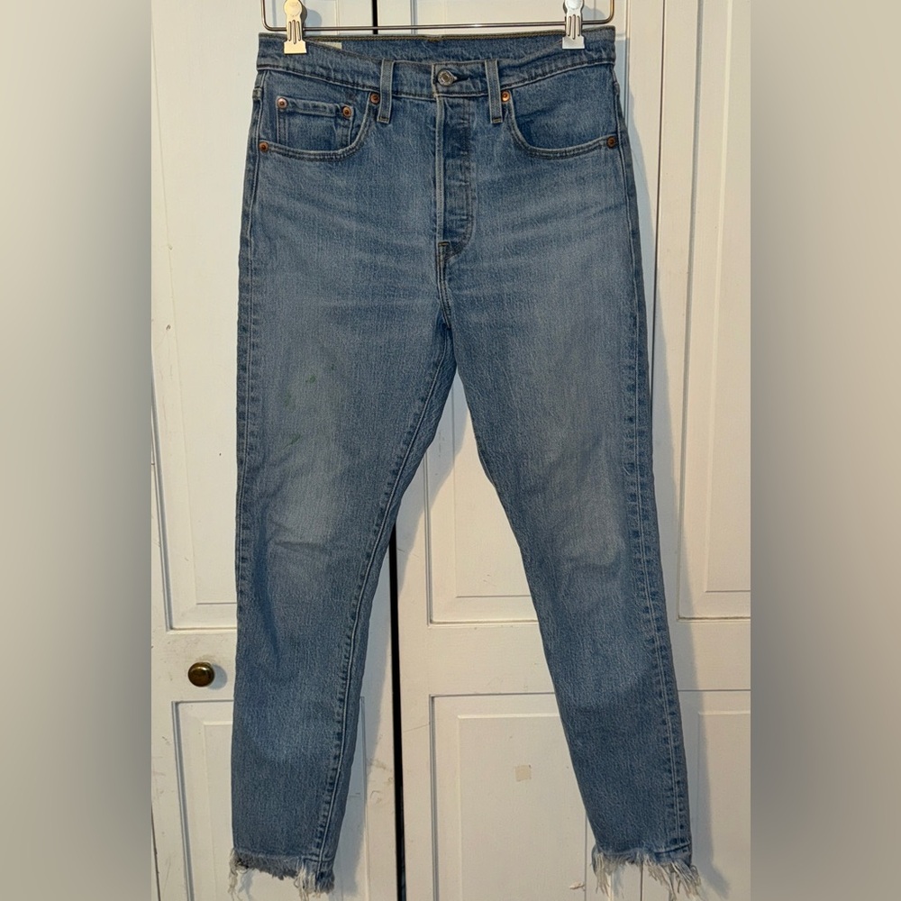 Levi's Premium 501 Skinny Jeans, size 27/28, fits like 28/27